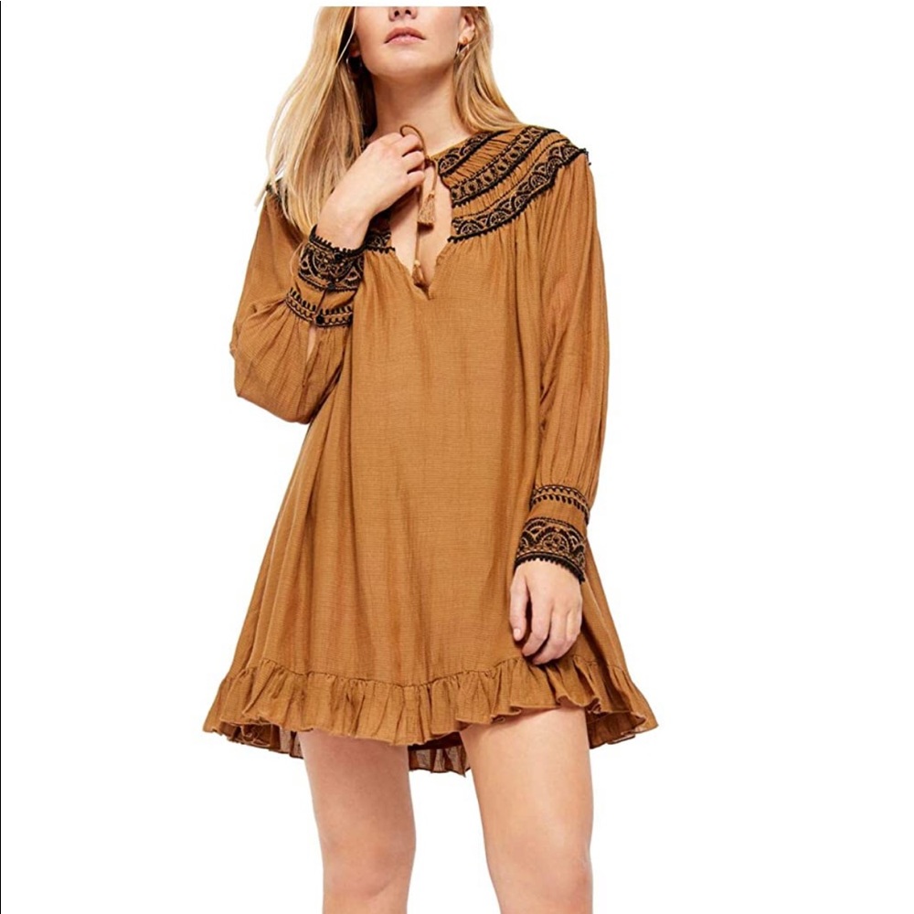 Free People New With Tags Erin Boho Dress Size M